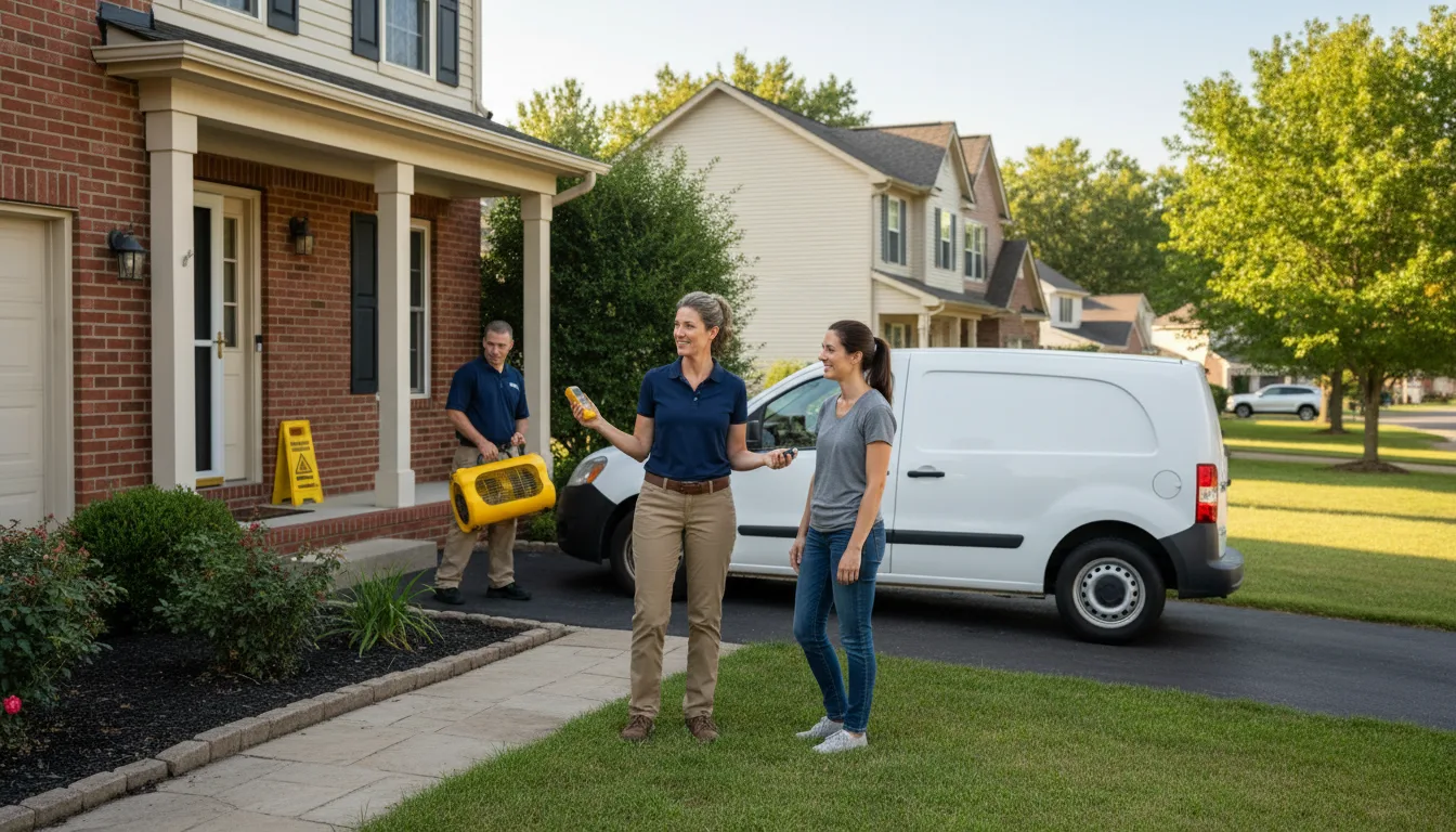 Residential water damage restoration in Cornville, AZ